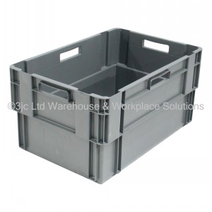 Standard Euro Box 60cm Solid Sides & Base 50 Litre